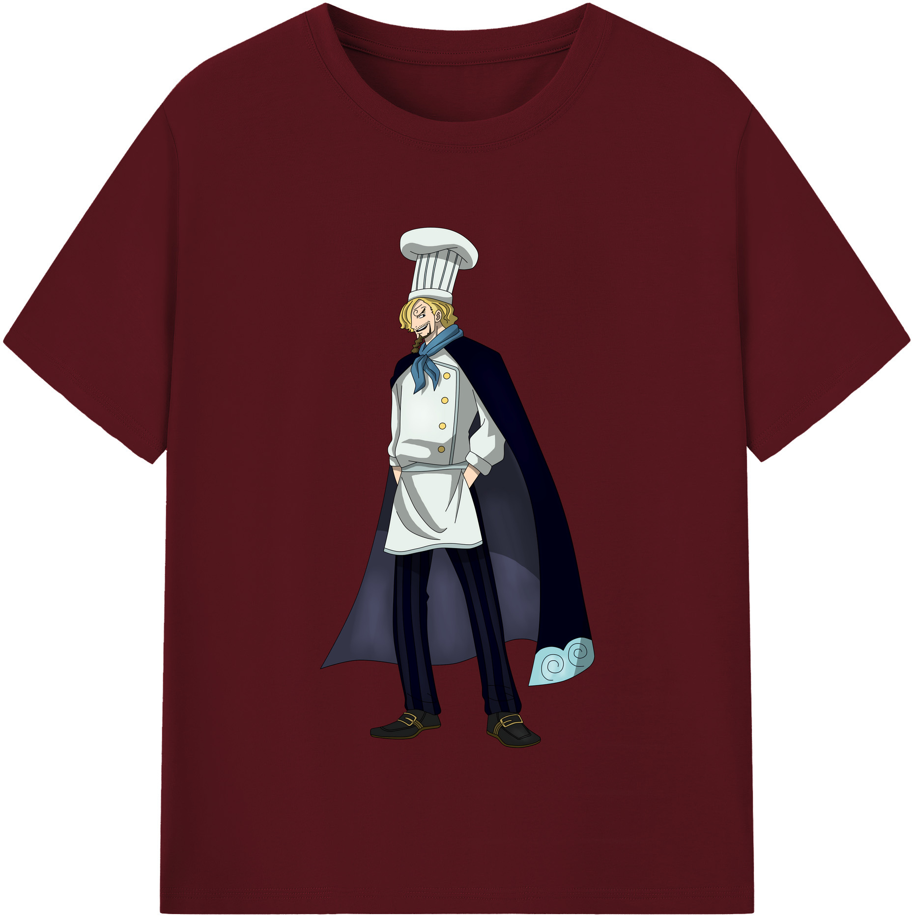 ワンピース サンジ ONE PIECE Sanji 綿100％半袖Tシャツ（フロントプリント）